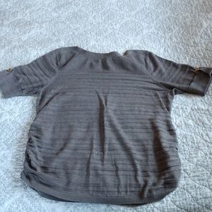 Apt. 9 Beige Short Sleeve Sweater